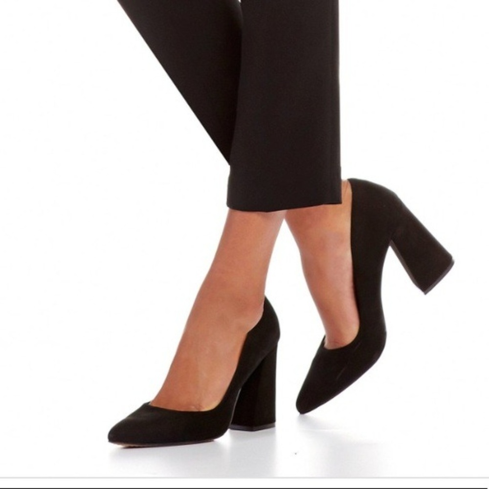 Vince Camuto Talise Black Suede  Pumps 8 1/2